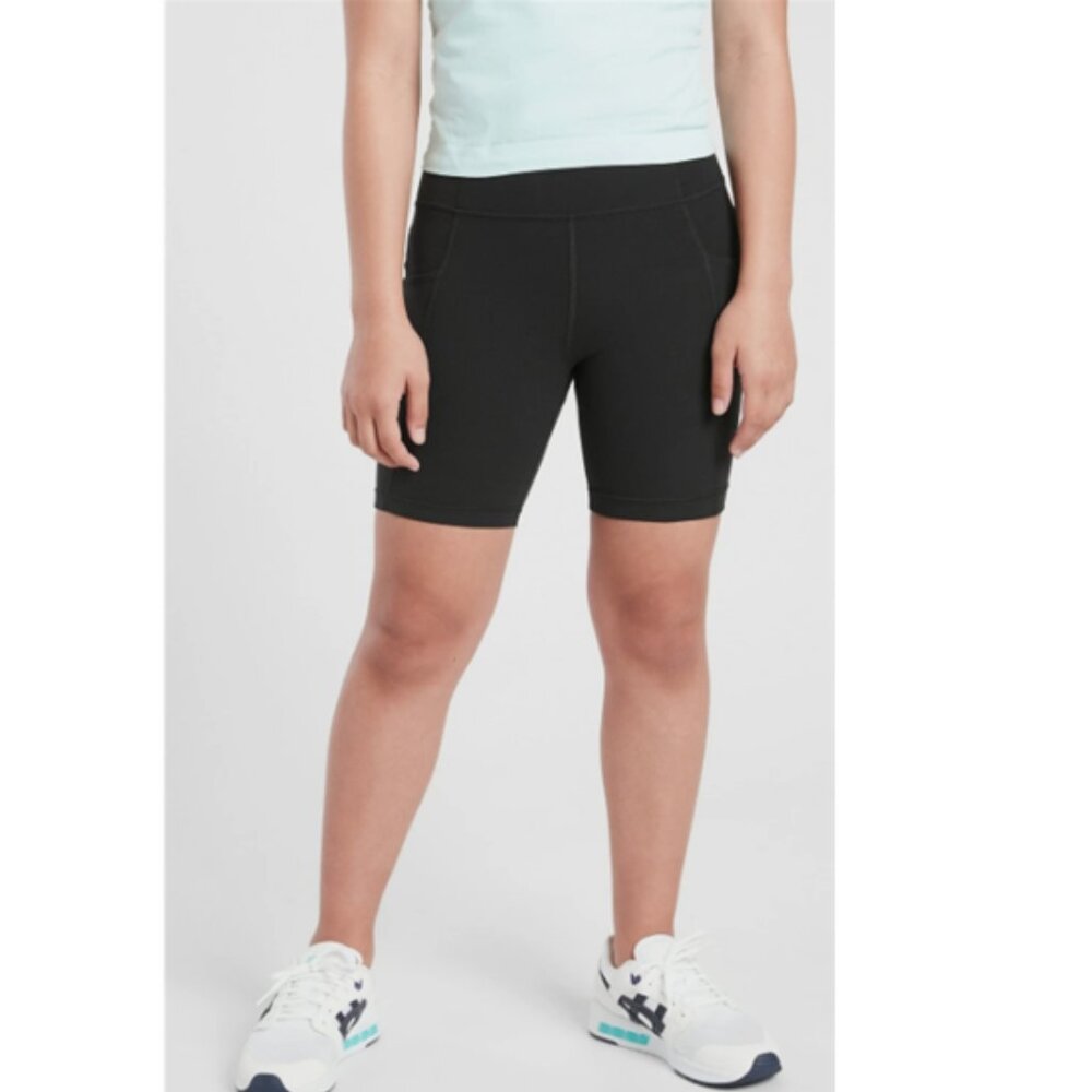 Athleta Girl Stash Your Treasures Bike Short 6" Black